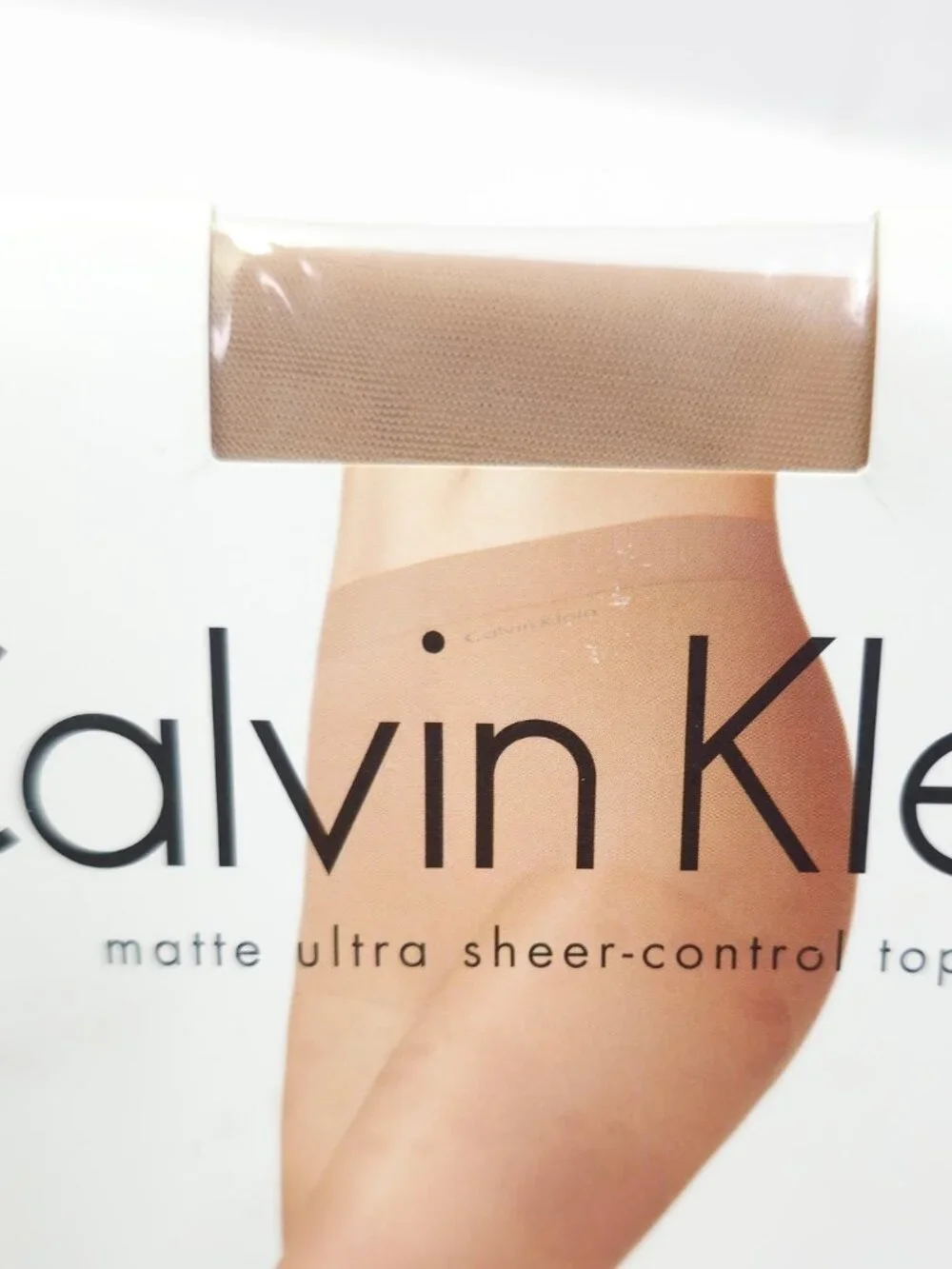 Calvin Klein Women's Nude Matte Ultra Sheer Control Top Pantyhose